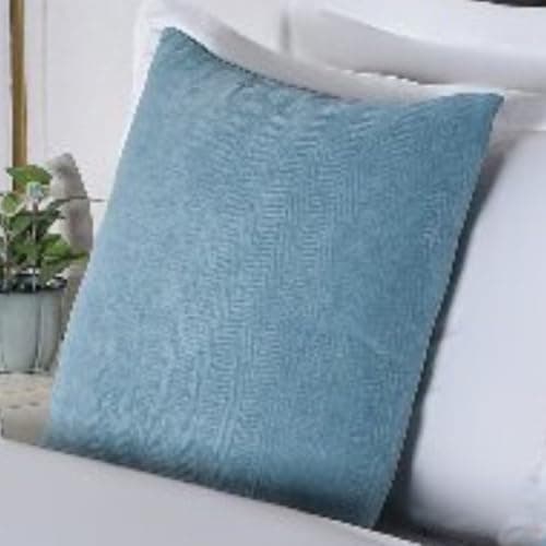 Image of HLASMSPE Matching Cushion Cover for Bed, Pillow Case Car Seat Cushion Case Pillowcase for Sofa Chair, Blue, 45x45cm cushion cover (no core)