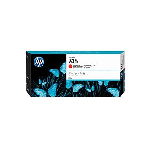 Image of HP Original P2V81A 746 Chromatic Red Ink Cartridge 300ML