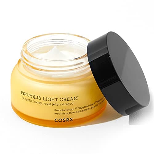 Image of COSRX Full Fit Propolis Cream 65% Propolis Extract, Korean Glow Cream for Face, Daily Lightweight Hydrating Face Cream, Nourishing Face Moisturiser for All Skin Types, Korean Skincare 65ml