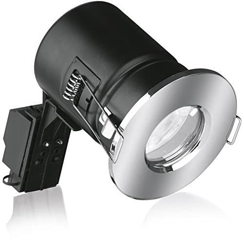 Image of Aurora Enlite GU10 Shower Downlight IP65 Fire Rated Chrome …