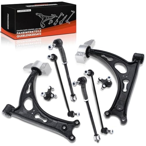 Image of Frankberg 10x Control Arm Kit Front Compatible with Golf Plus 5M1 521 All Engines 2004-2013 A3 8P1 All Engines 2003-2012 Leon 1P1 All Engines 2005-2012 Replace# 1K0407151AC