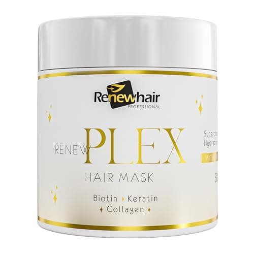 Image of RENEW HAIR PROFESSIONAL RenewPlex Hair Mask – Biotin, Keratin & Collagen – Deep Repair & Hydration – Vegan Formula – 500g