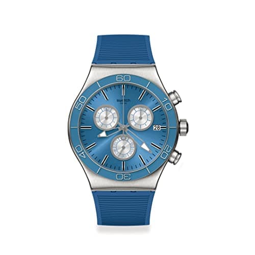Image of Swatch New Irony Chrono YVS485 Blue Is All Watch