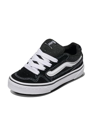 Image of Vans Caldrone Sneaker, Suede/MESH Black/White, 5 UK Child