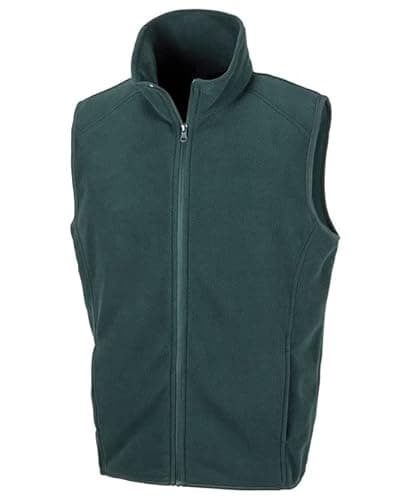 Image of Result Core R116X Mens Microfleece Gilet - Forest Green - XS