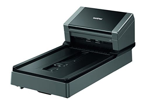 Image of Brother PDS-5000F Document Scanner, Professional High Speed Scanner, PC Connected, 2 Sided Scanning, Desktop With Flatbed, Advanced Image Processing, UK Plug