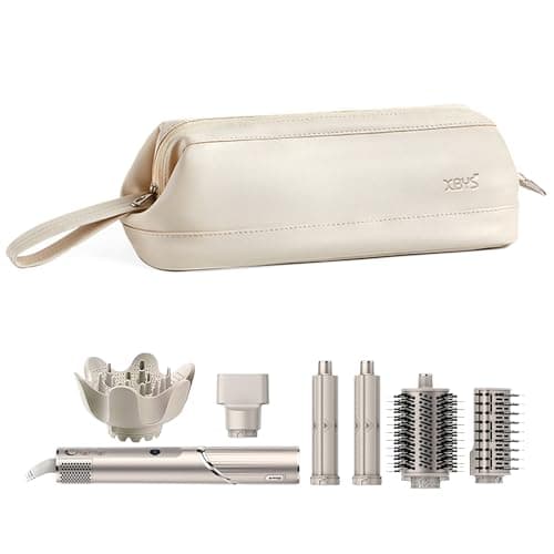 Image of Linpr Travel Storage Bag for Dyson Airwrap/Shark Flexstyle Complete Styler and Attachments, Portable Handheld Travel Case, Waterproof Hair Dryer Carrying Case, Organizer Bag with Large Opening (White)