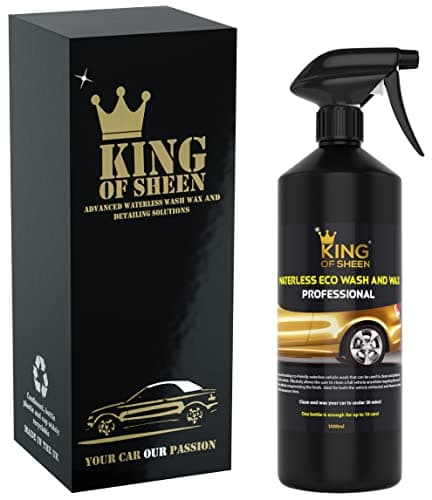 Image of King of Sheen, Professional Waterless Wash and Wax Car Cleaner, No Water Just Clean and Shine Like New, Car Cleaning liquid spray car wash, Showroom Shine finish