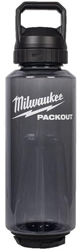 Image of Milwaukee 4932498641 Packout 1420ml Plastic Bottle Chug Lid Black