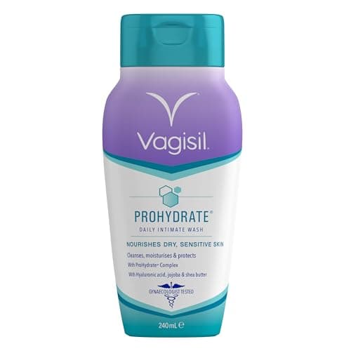 Image of Vagisil ProHydrate Intimate Wash for Daily Feminine Hygiene for Dry & Sensitive Skin with Hyaluronic Acid, 240 ml