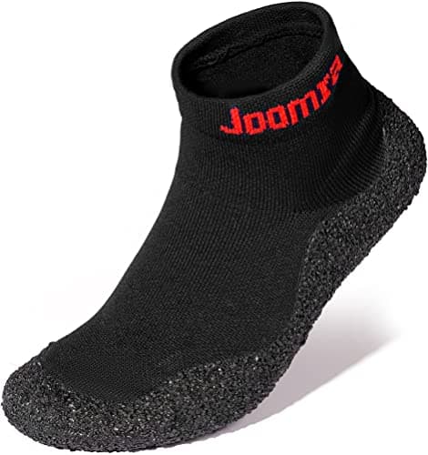 Image of Joomra Whitin Men's Supportive Running Shoes Cushioned Athletic Sneakers, All Black, 8