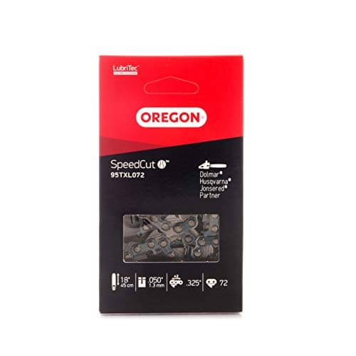 Image of Oregon SpeedCut Chainsaw Chain for 18-Inch (45cm) Bar -72 Drive Links – fits Dolmar, Ryobi, Husqvarna and Efco and more (95TXL072E)
