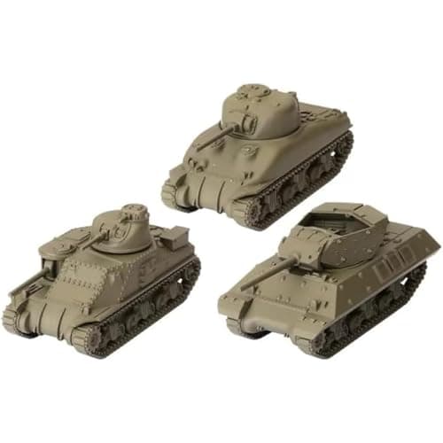 Image of Gale Force Nine World of Tanks Miniatures Game: U.S.A Tank Platoon