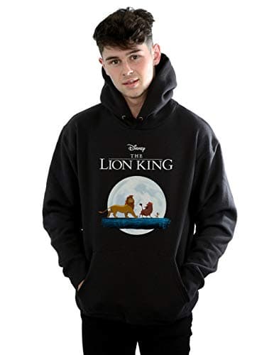 Image of Disney Men's The Lion King Hakuna Matata Walk Hoodie Black XX-Large