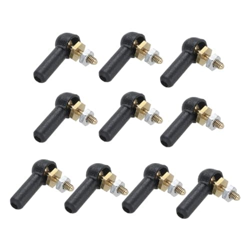 Image of sourcing map M2 Ball Rods End Head Ball Joint Buckle Steering Connecting Pushrod Tie for RC Aircraft Model Plastic Black 10Pcs