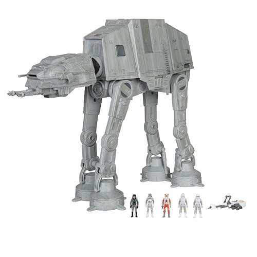 Image of Star Wars Micro Galaxy Squadron AT-AT Walker - 10-Inch Assault Class Vehicle with Five 1-Inch Micro Figure Accessories