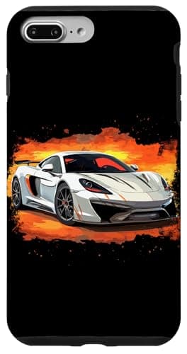 Image of iPhone 7 Plus/8 Plus Supercar Sports Car Exotic Concept Art Poster Style Boys Men Case