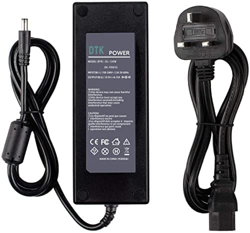 Image of DTK 19.5V 6.15A 120W Laptop Charger for MSI ASUS LENOVO MEDION TOSHIBA Notebook Computer PC Power Cord Supply Lead AC Adapter Connector:5.5 X 2.5mm