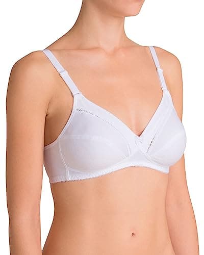 Image of Triumph Women's Cotton Classic Stretch N, Bra, WHITE