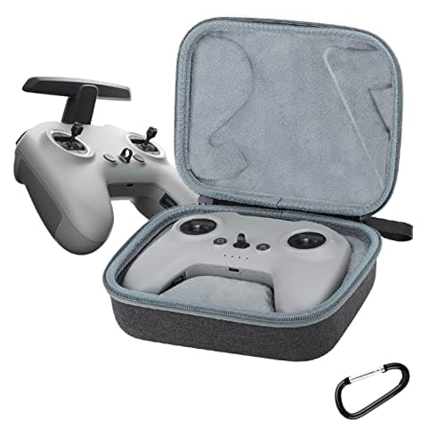 Image of Kimyoaee FPV Controller 2/3 Case for DJI Avata FPV Goggles 2 Goggles V2 Remote Controller 2 3 Travel Bag Accessories Hard Protective Cover Carrying Case with Carabiner