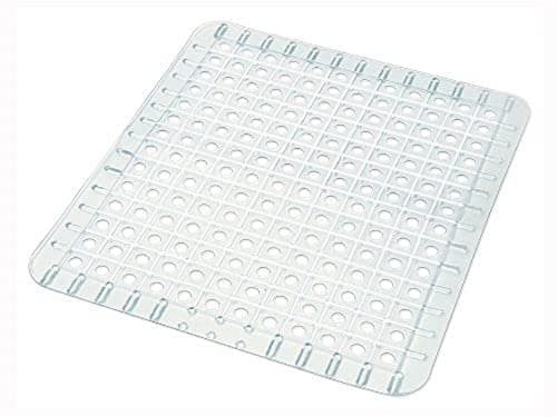 Image of Addis 631861 Cushion Soft Sink Mat, Clear, Ceramic, Multicolour, 31_x_27_cm
