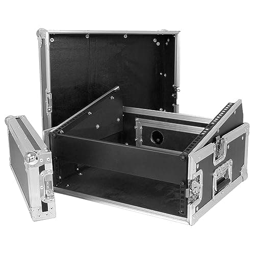 Image of Power Dynamics PD Mixer Flight Case 8U x 2U 19" Rack Equipment – Protective Travel Road Case for DJ Disco PA Mixer Gear with Removable Panels & Aluminium Edges, 532x523x325mm