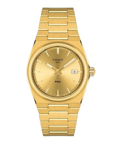 Image of TISSOT Prx 35Mm Unisex Gold Watch T137.210.33.021.00