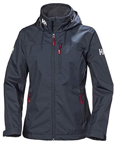 Image of Helly Hansen Women's W Crew Hooded Midlayer Jacket, Navy, L