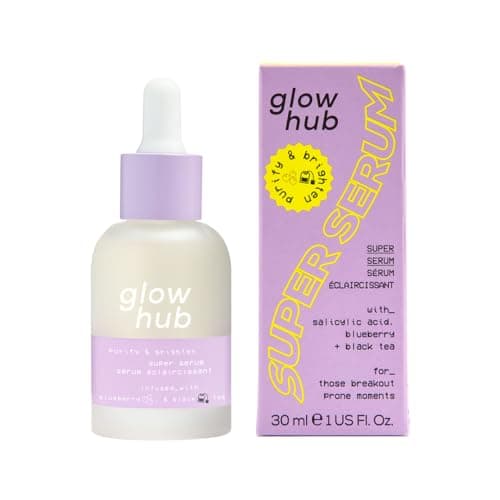 Image of Glow Hub Purify & Brighten Super Serum with Salicylic Acid for Blemish Prone Skin 30ml