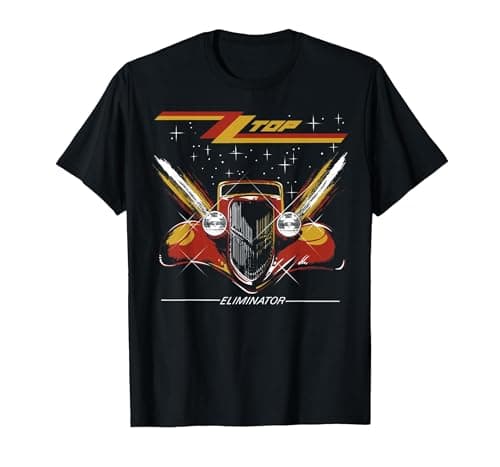 Image of ZZ Top Eliminator Album T-Shirt, Men, Black, XX-Large