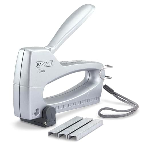 Image of Rapesco 0958 T8-Alu Staple Tacker with 300 13/6mm Staples, Silver