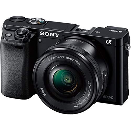 Image of Sony Alpha A6000 Mirrorless Digital Camera 24.3MP SLR Camera with 3.0" LCD Display (Black) with 16-50mm Zoom Lens (Renewed)