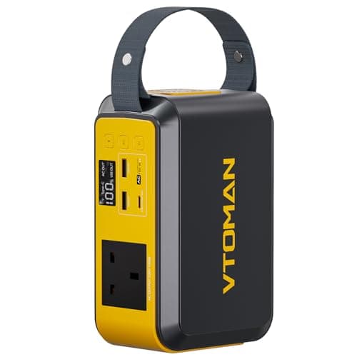 Image of VTOMAN Jump 100 Portable Power Station 100W-88.8Wh Solar Generator LiFePO4 Battery Power Station, AC 100W(peak 200W) Outlet and PD 65W Fast Charge, Fast Charging for Camping, Emergency,Home Backup