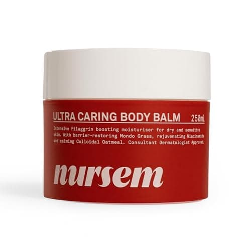 Image of Nursem Ultra Caring Body Balm 250ml, Intensive Moisturiser for Dry, Very Dry or Eczema-Prone Skin, Soothes, Rehydrates & Strengthens Skin Barrier, Fragrance-Free, Vegan, Dermatologist Approved