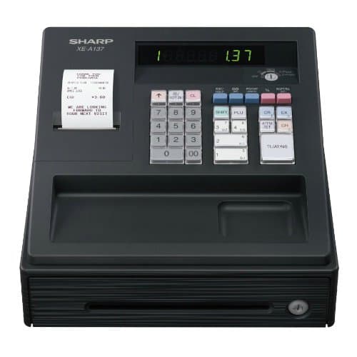 Image of Sharp Electronic Cash Register Model XE-A137 Black