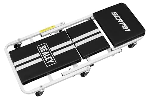 Image of Sealey Compact Mechanic's Creeper/Seat - 6 Wheels - SCR791