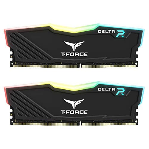 Image of Team T-force Delta Rgb 32Gb Kit 2 X 16Gb Ddr4 3200Mhz Pc4-25600 Cl16 Xmp 2.0 Dim