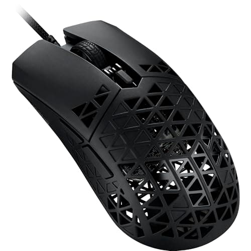 Image of ASUS TUF M4 Air Wired Gaming Mouse - P307, Durable and Ultralight Air Shell Design, 16,000 dpi Optical Sensor, Six Tactile programmable Buttons, IPX6 Water Resistance, Black Color