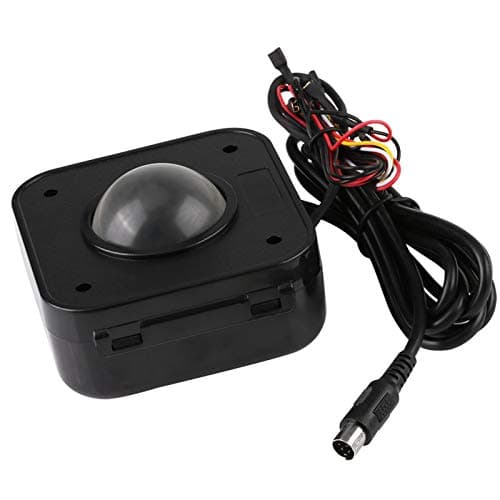 Image of CHICIRIS LED Trackball Mouse, 4.5cm Round Smooth Rolling Ball for PC and Game Console with Plastic Material