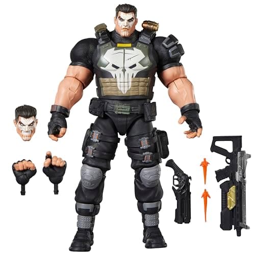 Image of Marvel Legends Series Marvel Rivals The Punisher, Video Game-Inspired Collectible 15 cm Action Figure