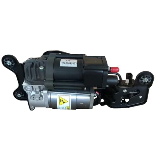 Image of Kalmaegee Air Suspension Compressor Pump with Bracket and Valve Block for BMW X5 F15 X6 F16 2013-2019 37206875177 37206868998
