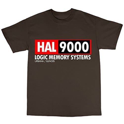 Image of Bees Knees Tees Hal 9000 T-Shirt Dark Chocolate