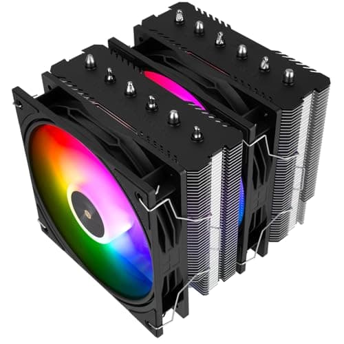 Image of Thermalright Peerless Assassin 120 SE ARGB Black V3 CPU Air Cooler, 6 Copper Heatpipes, Double Tower Double Fan, Aluminium Heatsink Cover, for AM4/AM5, Intel LGA1851/1700/115X/1200