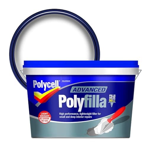 Image of Polycell Advanced Polyfilla - White Ready Mixed Lightweight 4L