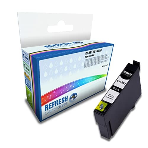 Image of Refresh Cartridges Remanufactured Ink Cartridge Replacement for Epson T1291 / C13T12914010 (Black)