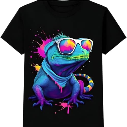 Image of A2Z 4 Kids Boys Girls 3D Graphic T Shirt Crew Neck Short Sleeve - T Shirt 560 Iguana 15-16