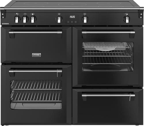 Image of Stoves Richmond 110Ei TCH 110cm wide Electric Range Cooker with Induction Hob - Black - A/A/A Rated