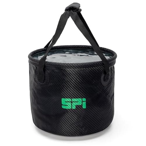 Image of Folding/Collapsible Bucket, 12L and 20L Capacity options for use in Plumbing, Drainage, Outdoor, Camping and Storage - Portable Lightweight Folding Bucket (12L)