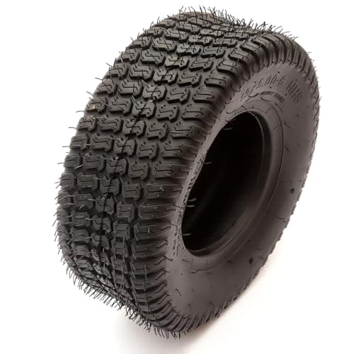 Image of 4 Ply Tyre 13x5.00-6 Ride On Sit On Lawnmower Lawn Mower Quad Bike ATV Grass Safe Turf Tread Tubeless 6" Rim Tire 13x5-6