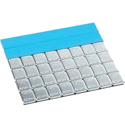 Image of JiiinMiiin Upgraded 1/4oz, 0.25oz - 48PCS, Chrome, Adhesive Stick on Wheel Weights, 12oz/Box, Perfect for Cars,Trucks,SUVs,Motorcycles